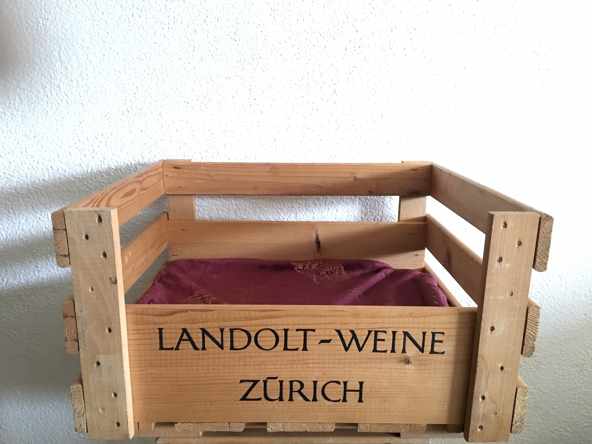 Upcycling wine box bordeaux
