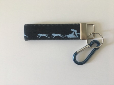 Schlüsselanhänger Hundesport dunkelblau